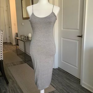 Lot of 2 - midi dresses (gray and pink)